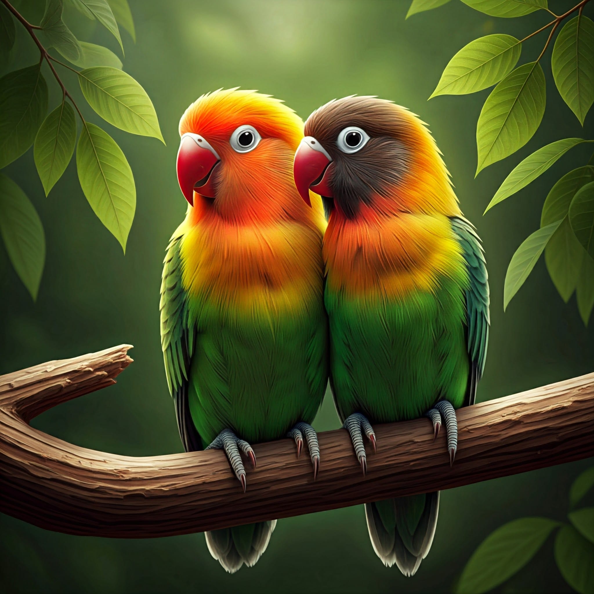 Lovebirds: Adorable, affectionate parrots perfect for companionship. Learn about their care, personality, and why they're called "lovebirds"!