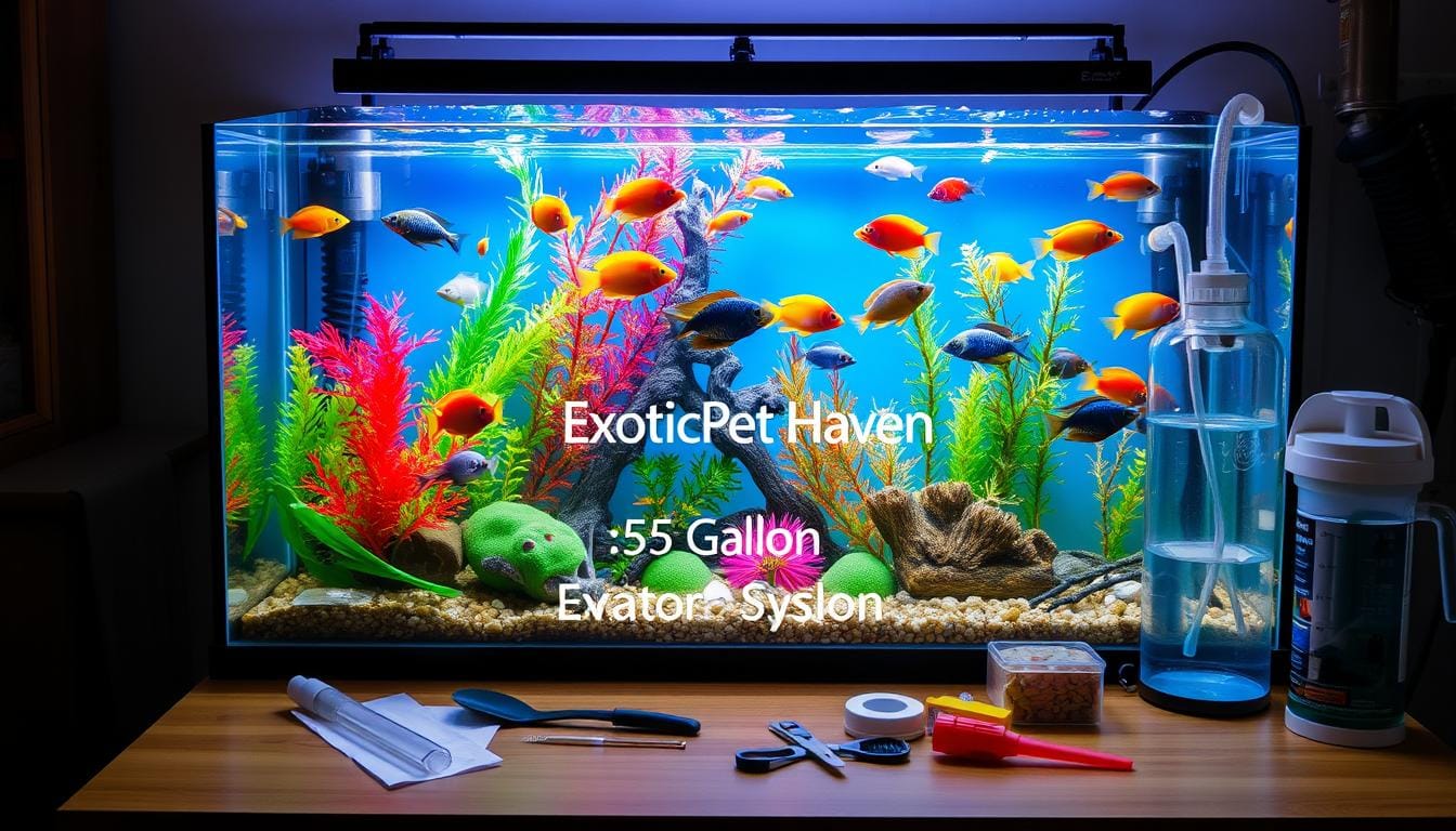 55 gallon fish tank