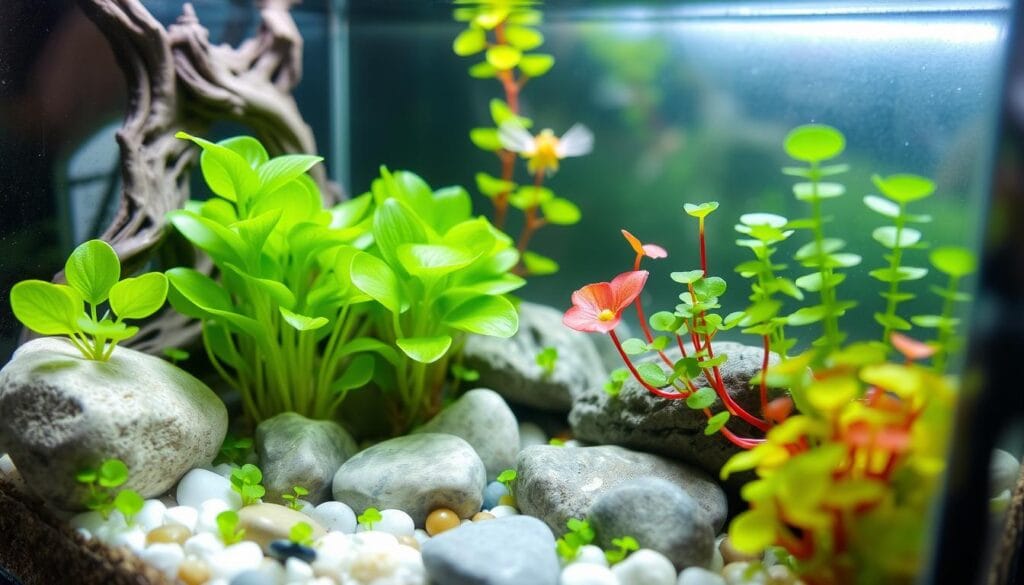 Floating Plants in Nano Aquarium Floating Plants in Nano Aquarium