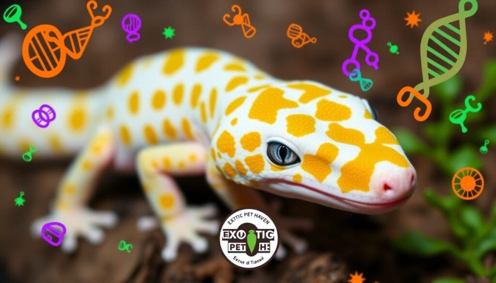 albino leopard gecko
