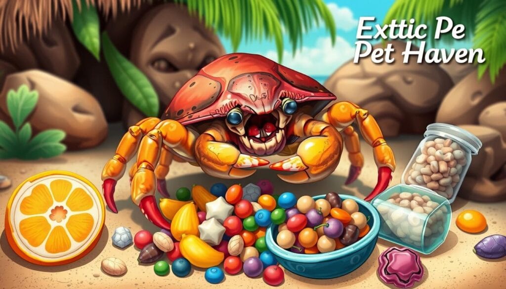 hermit crab food