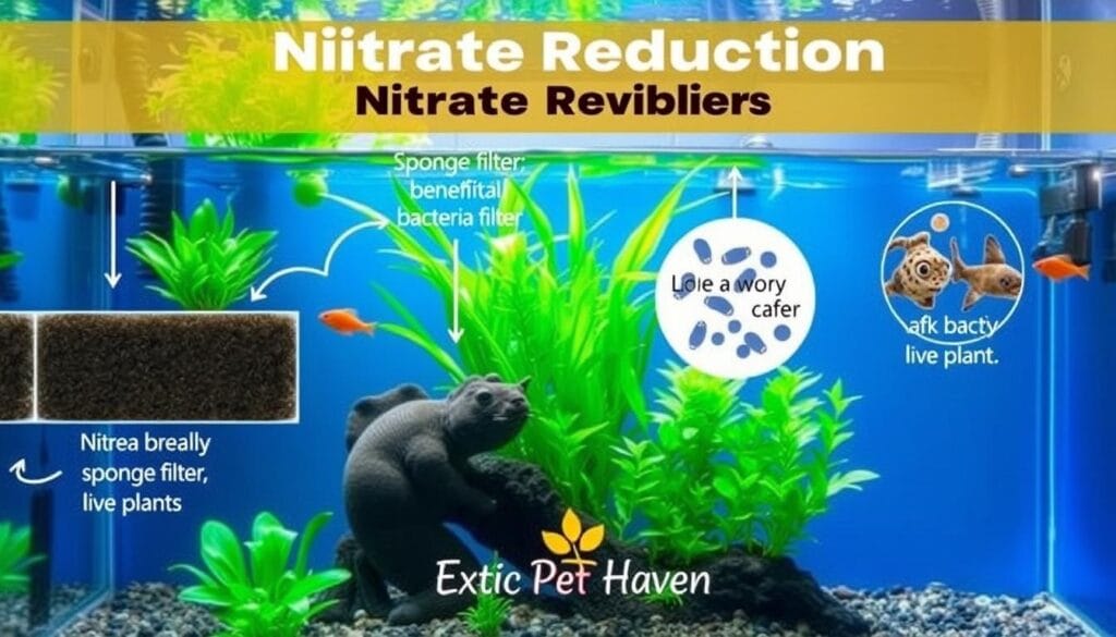 how to lower nitrates in aquarium