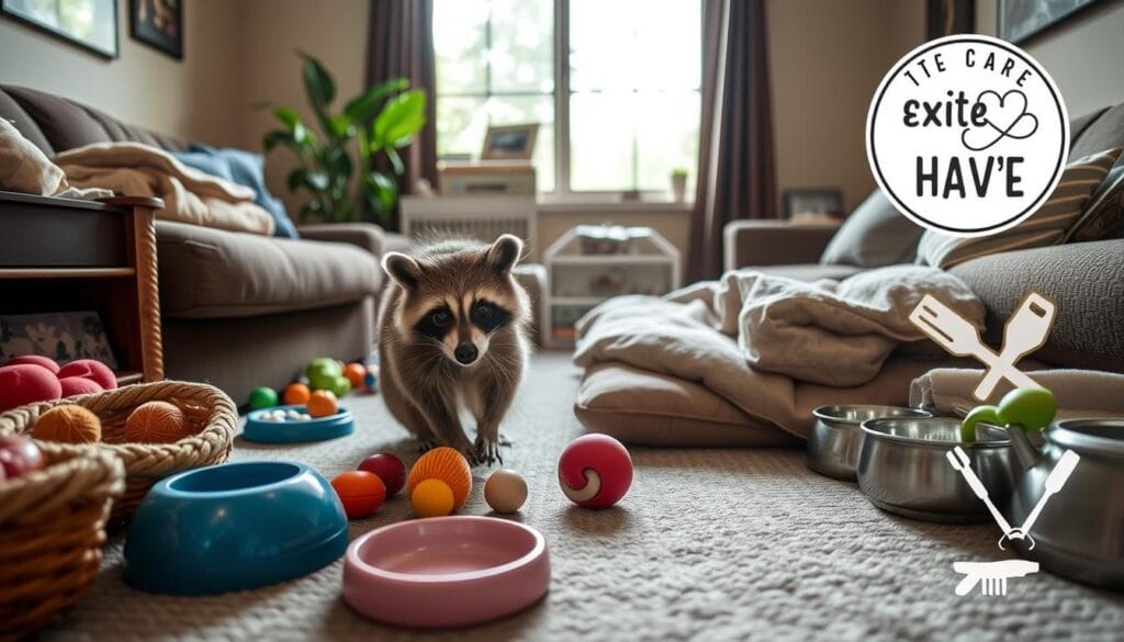 raccoon pet