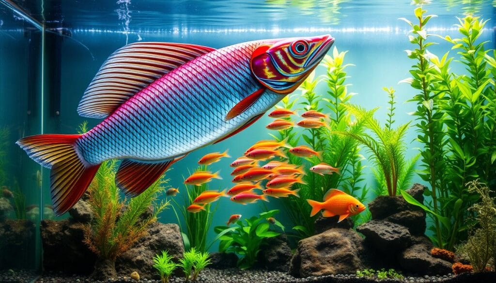 Arowana tank mates in aquarium Arowana tank mates in aquarium