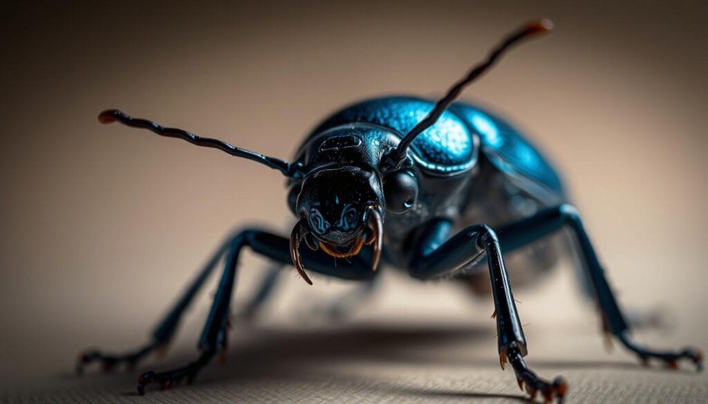Blue death feigning beetle lifespan