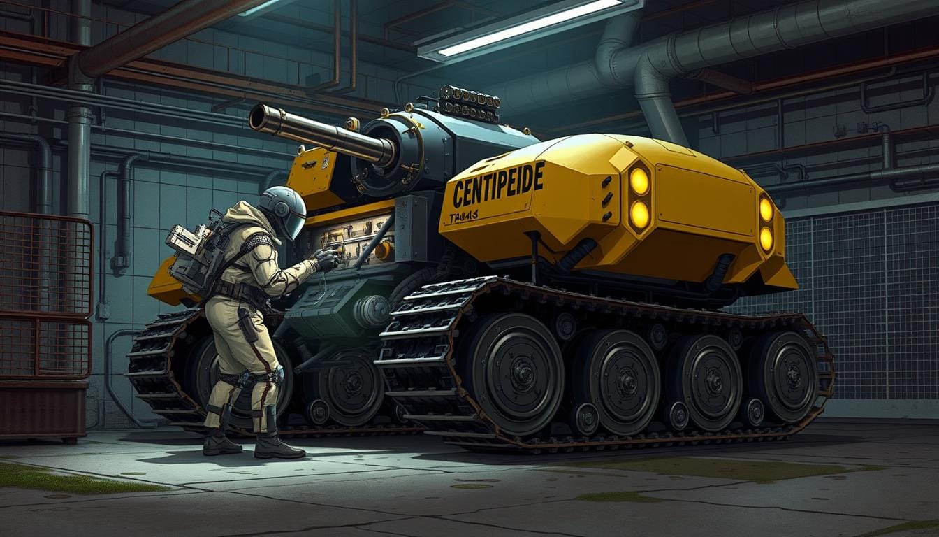 Centipede tank maintenance