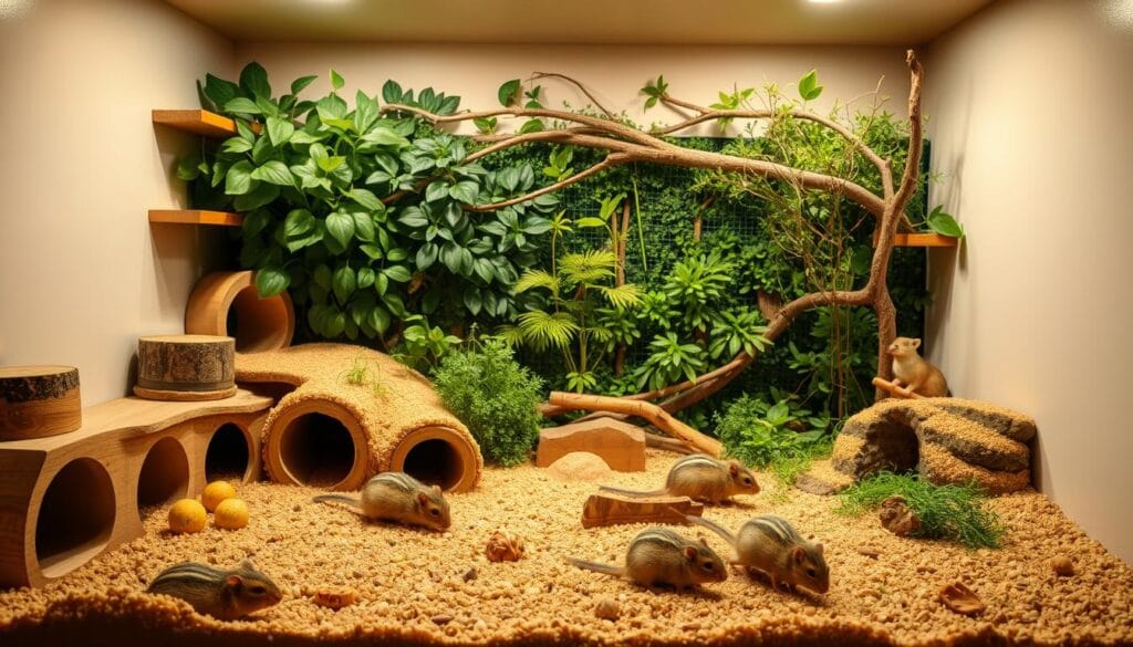 Degus daily care routine