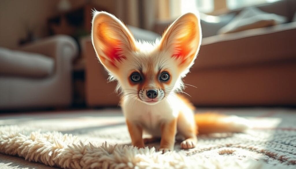 Fennec fox as a pet
