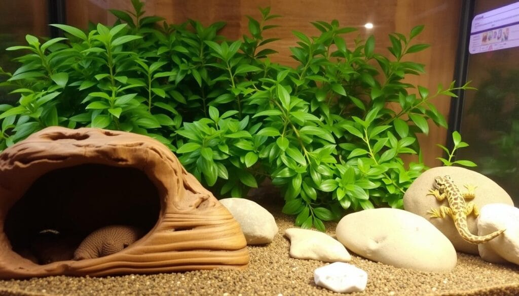 Leopard Gecko Habitat Hiding Spots Leopard Gecko Habitat Hiding Spots
