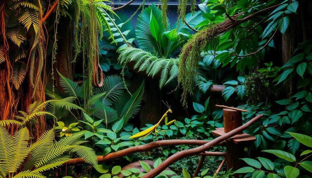 Praying mantis enclosure ideas