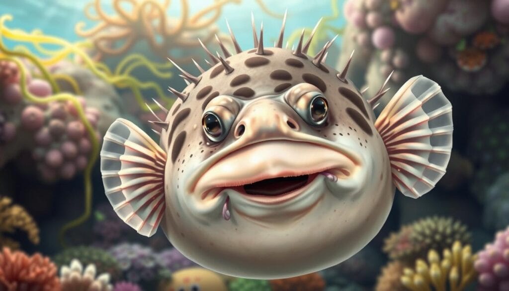 Puffer fish diet needs