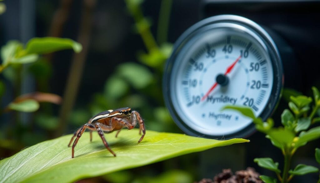 Humidity for Jumping Spider