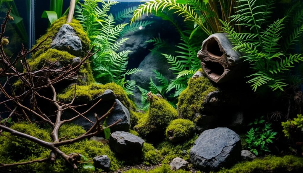 Jumping Spider Terrarium Decor