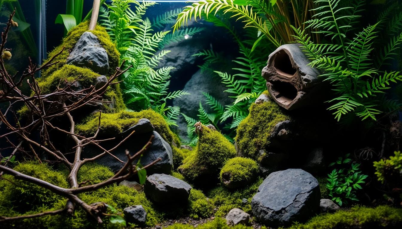 Jumping Spider Terrarium Decor