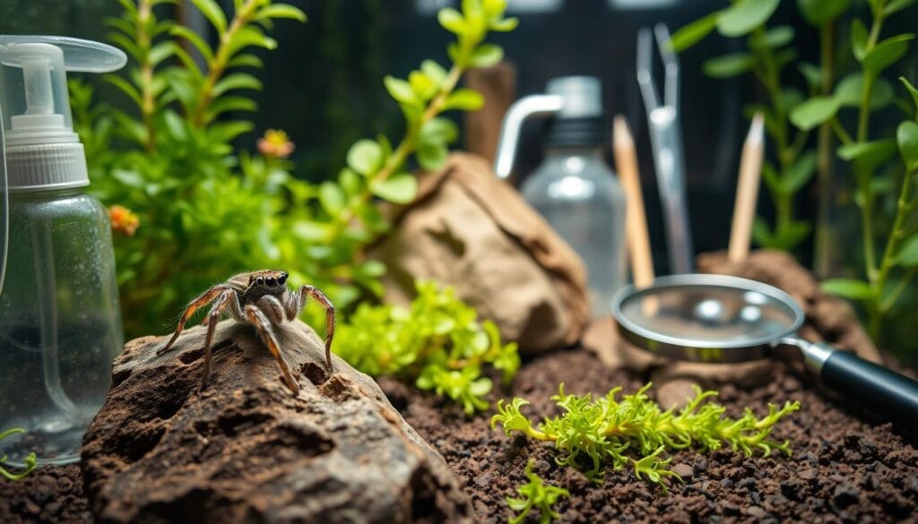 Jumping Spider Terrarium Maintenance Jumping Spider Terrarium Maintenance