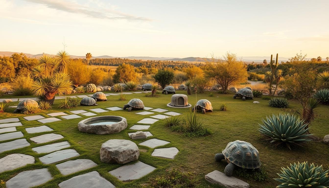 DIY pet tortoise outdoor pens