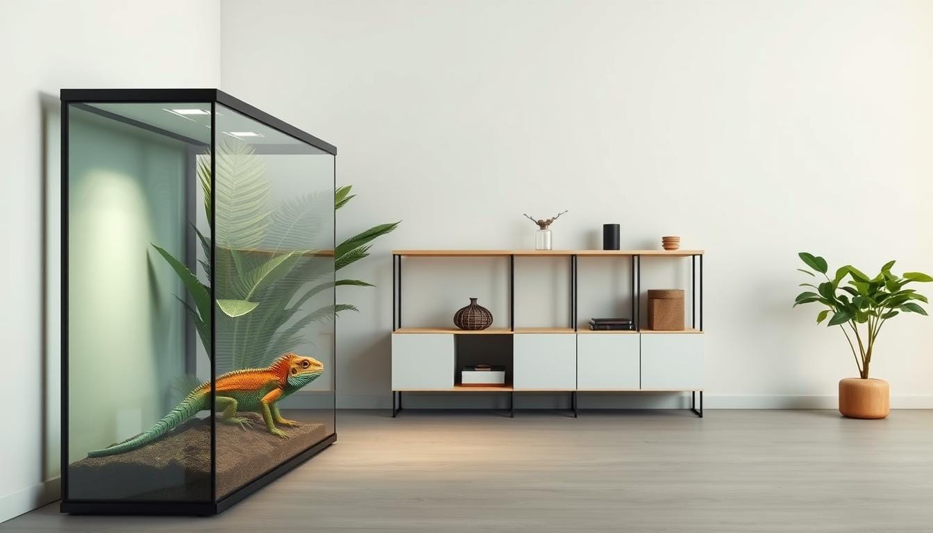 minimalist enclosures for exotic pets