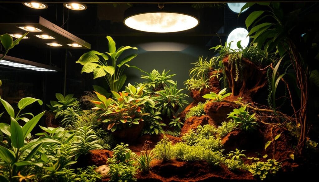 smart lighting for bioactive vivariums