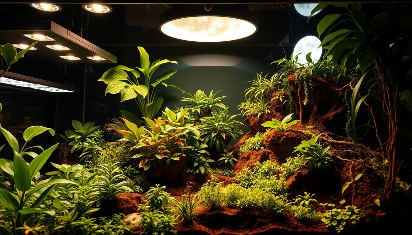 smart lighting for bioactive vivariums