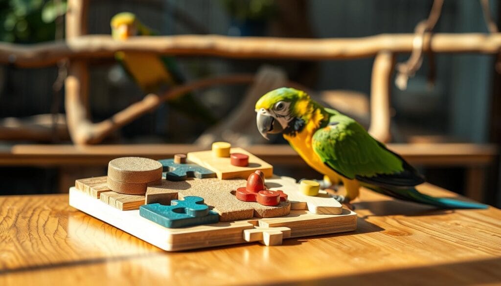 DIY bird toy puzzle