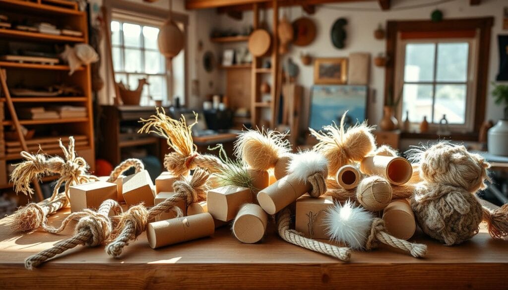 DIY exotic pet enrichment