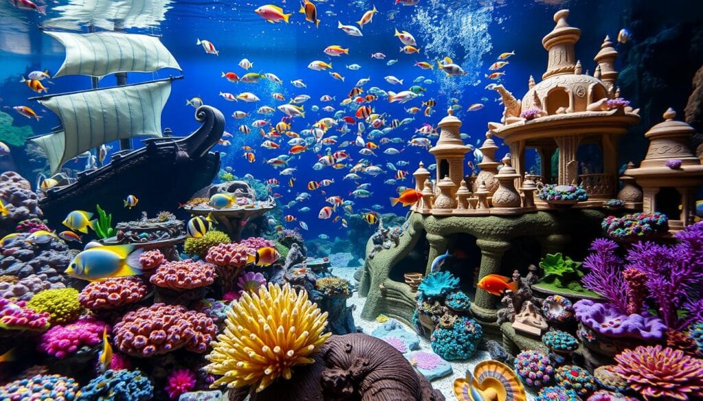 fish tank enrichment ideas