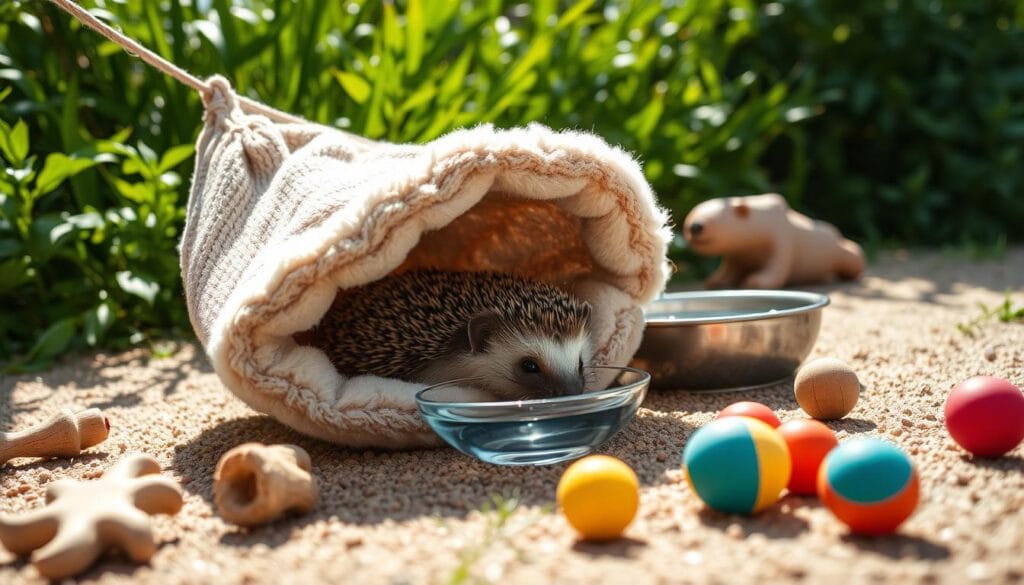 hedgehog playtime accessories