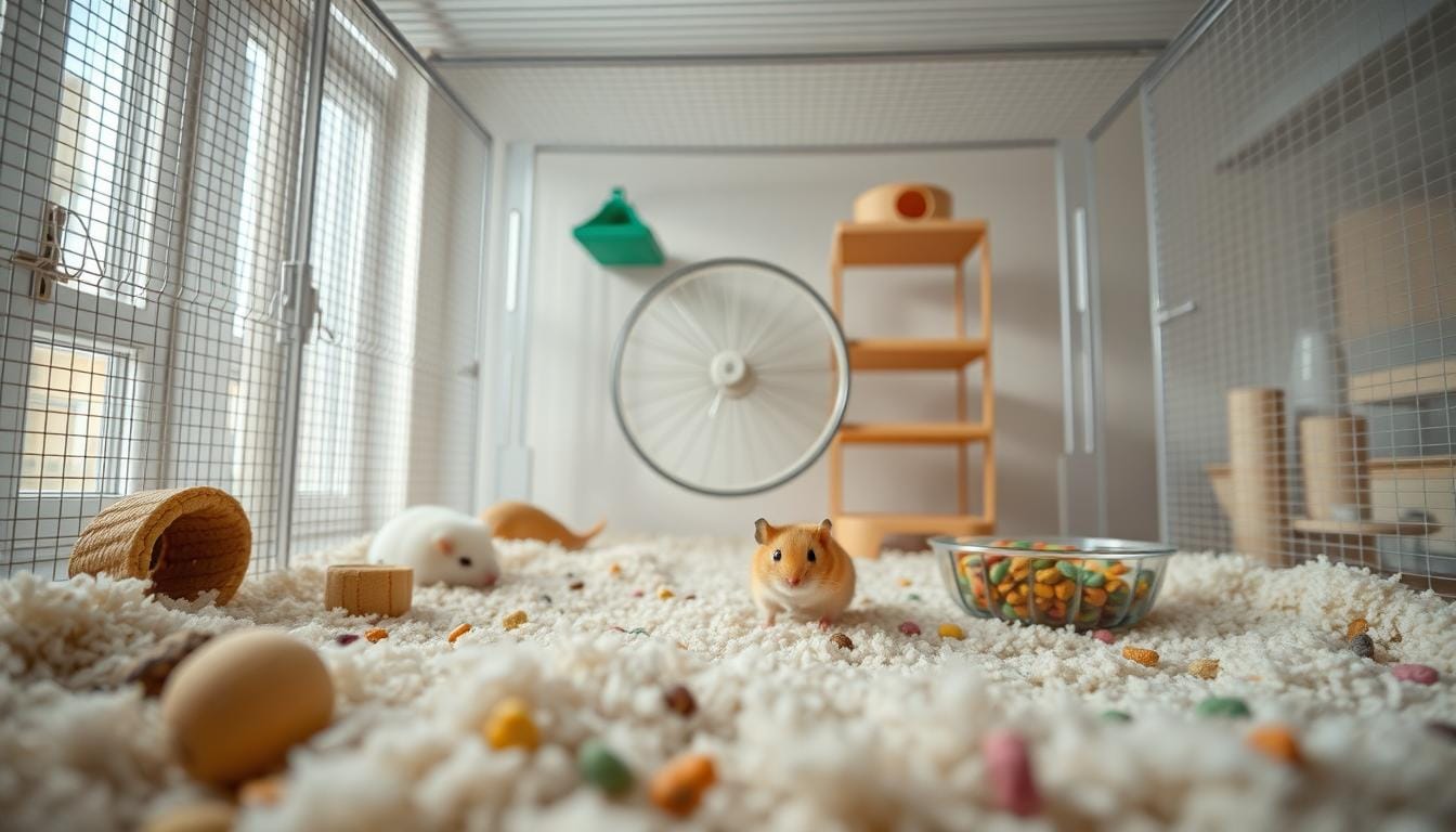Hamster Cage Setup