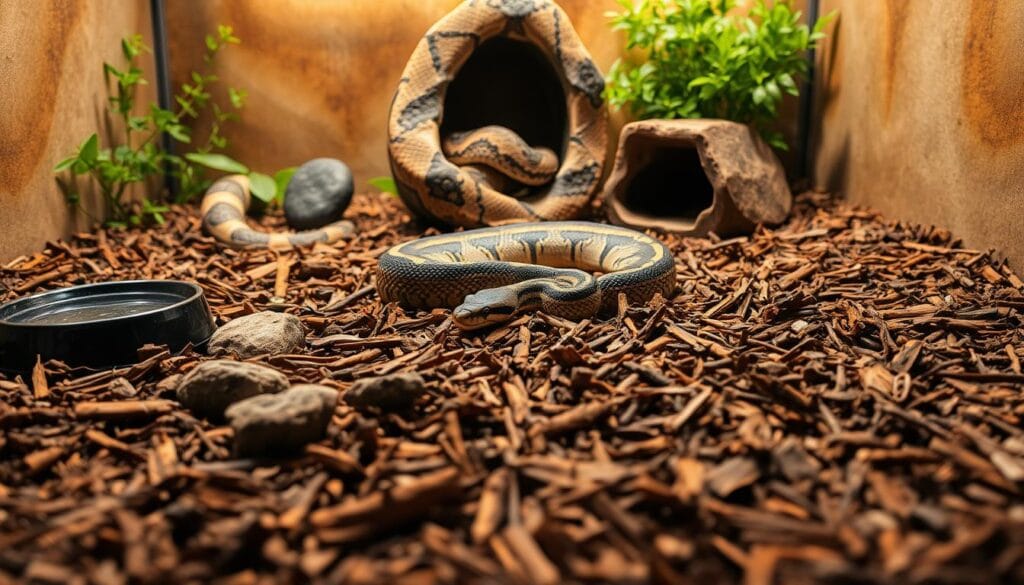 Top substrates for Ball Python enclosure