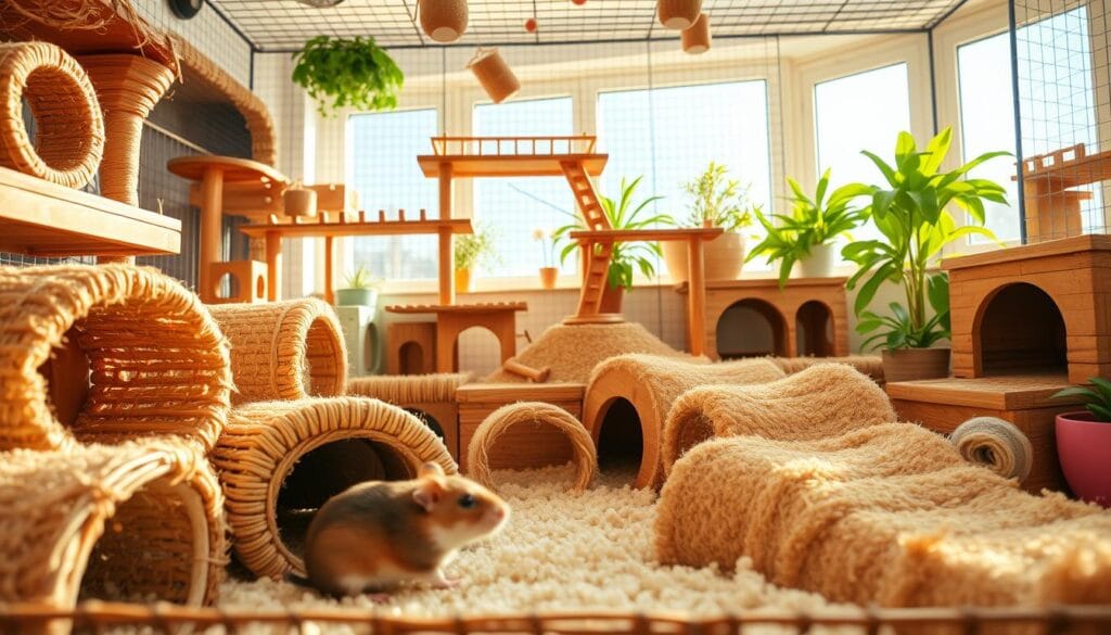 ideal hamster habitat