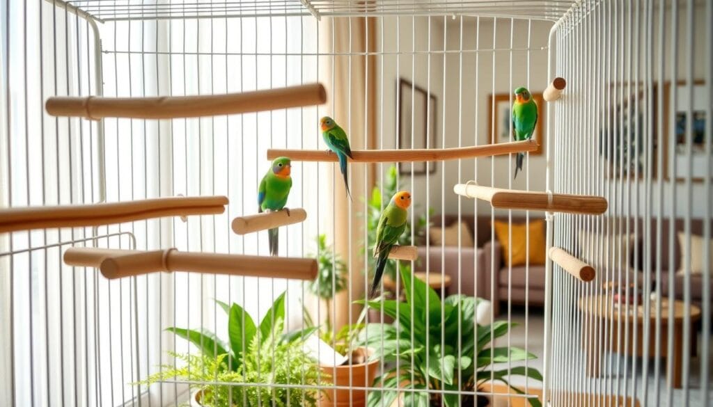 optimal bird perch positioning
